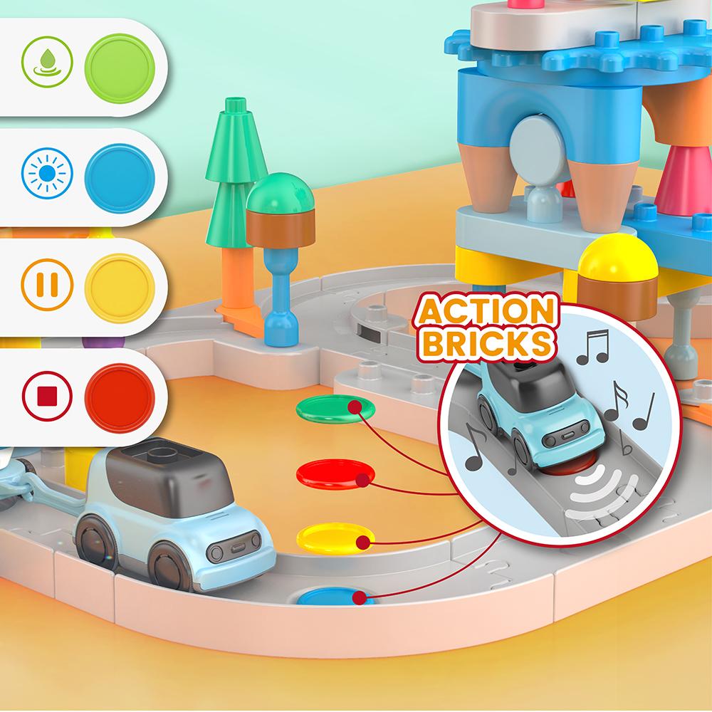 botzees toddler coding train set