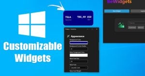 How to Add Customizable Widgets to Windows 10/11