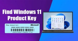 How to Find Windows 11 Product Key