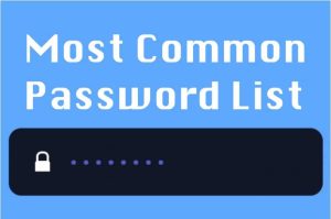 Most common passwords of the year 2021