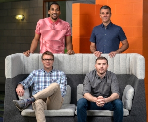 Tribevest's chief storyteller Julian McClurkin, co-founder and COO Josh Wilson, founder and CEO Travis Smith, and co-founder and CTO Zach Bowers