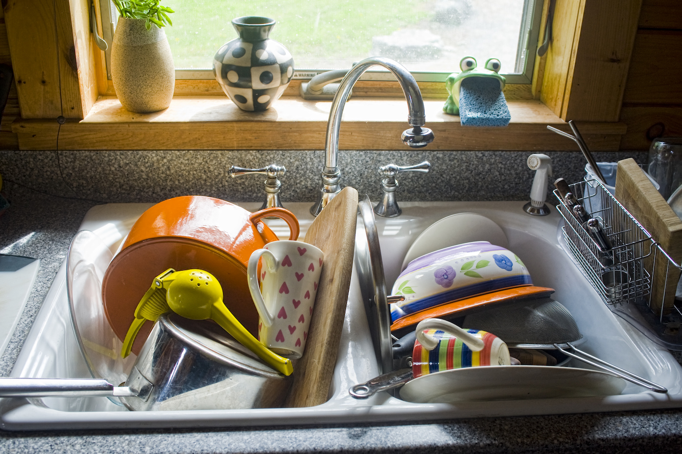 Sink Full of Dirty Dishes