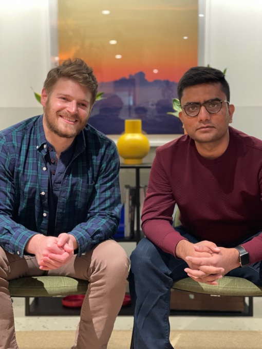 Minoan co-founders Marc Hostovsky and Shobhit Khandelwal