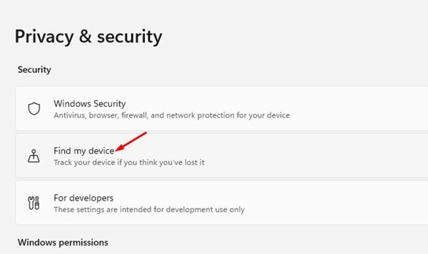 Find My Device