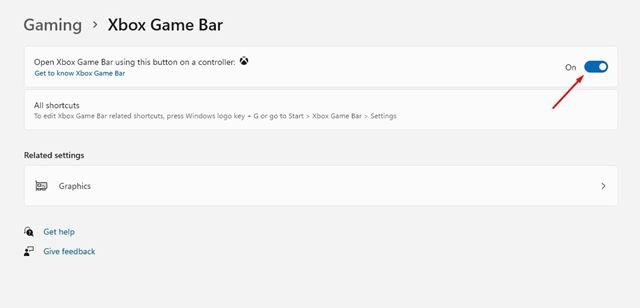 Open Xbox Game Bar using this button on Controller