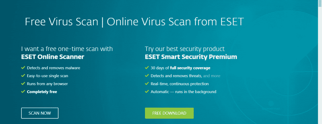 ESET Online Scanner