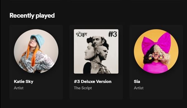 Recently Played
