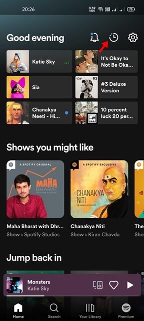 Recently Played icon