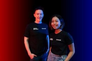 BintanGO co-founders Jason Lee and Oktorika Mandasari
