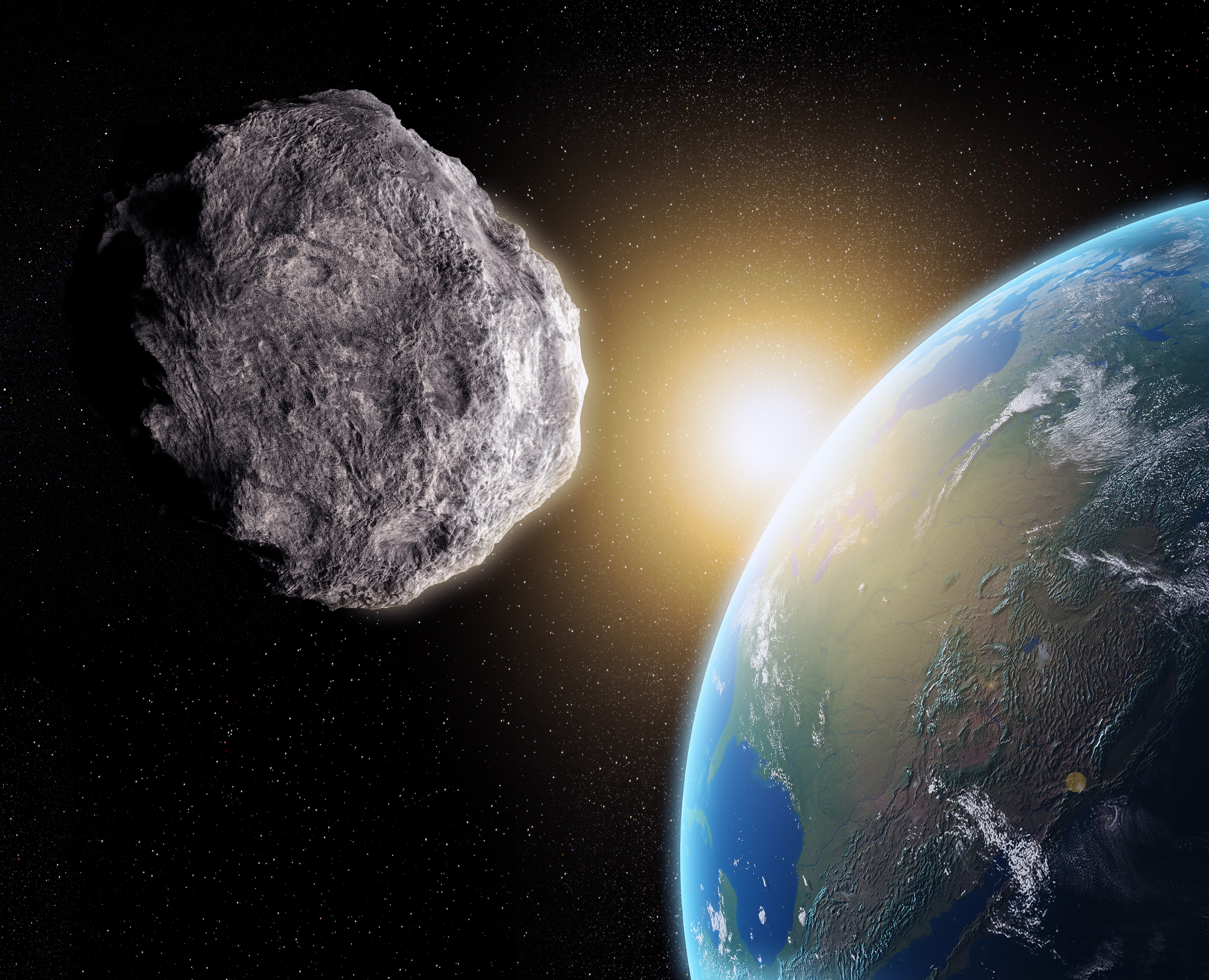 asteroid on path to earth