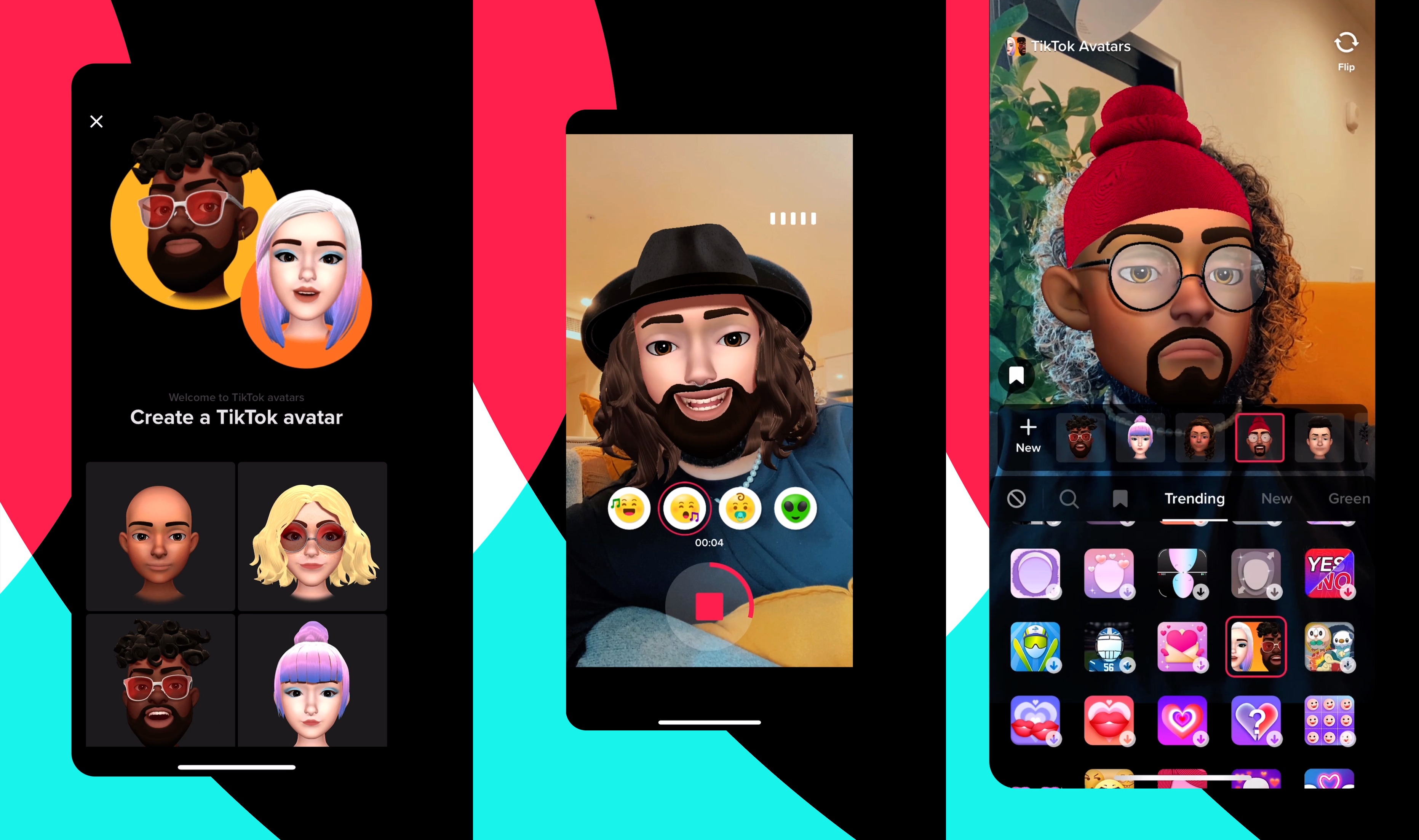 TikTok avatars