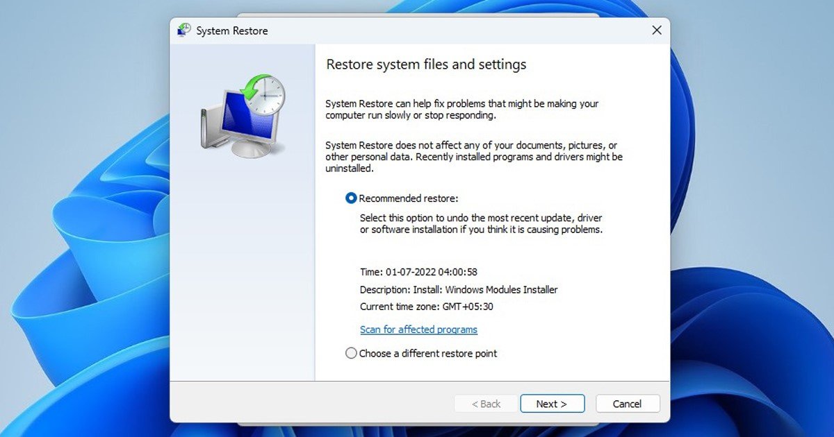 How to Schedule Automatic System Restore Points in Windows 11