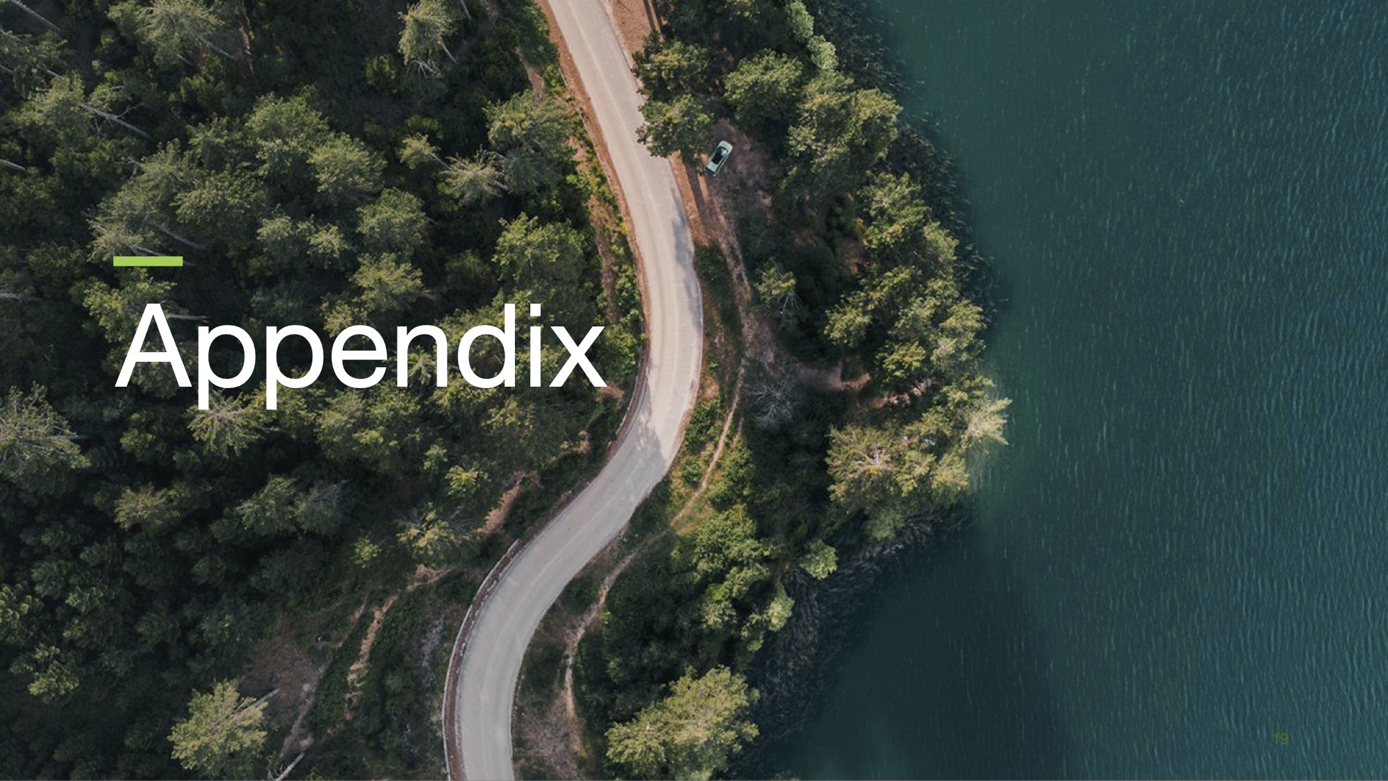 Slide just says "Appendix"