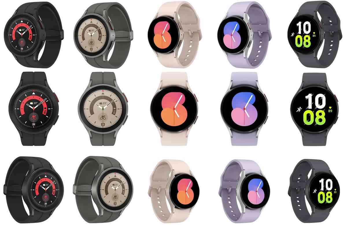 Samsung Galaxy Watch 5 & Watch 5 Pro Clear Renders Leaked