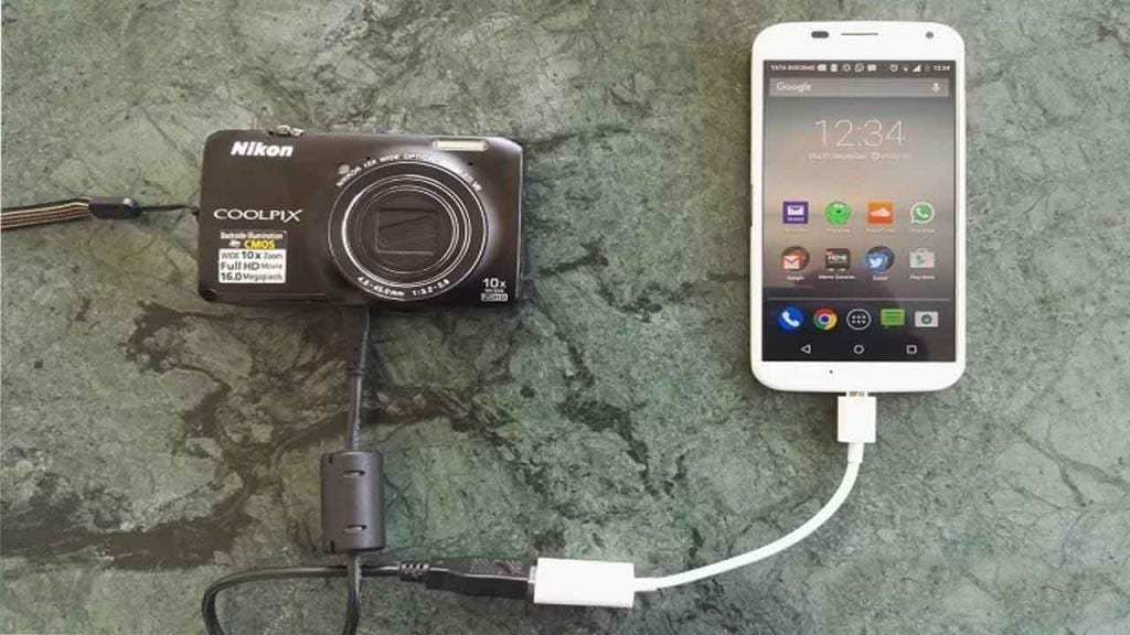Connect a camera