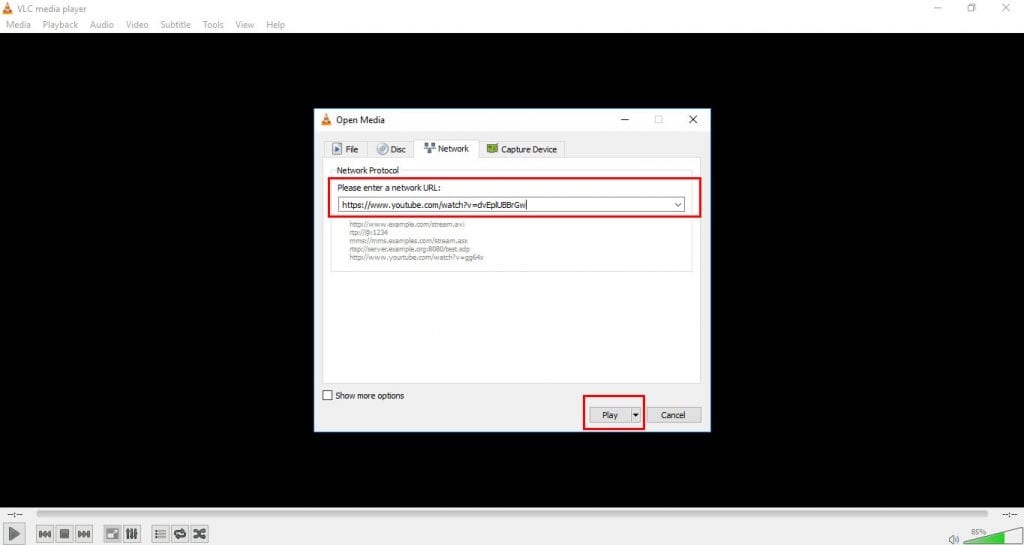 Watch Youtube Videos In VLC Media Player