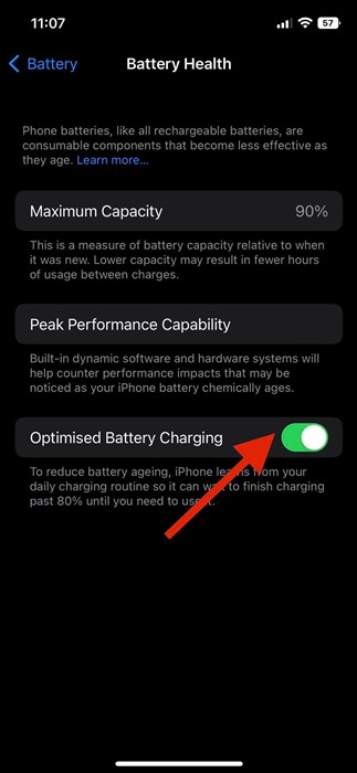 Optimized Battery Charging