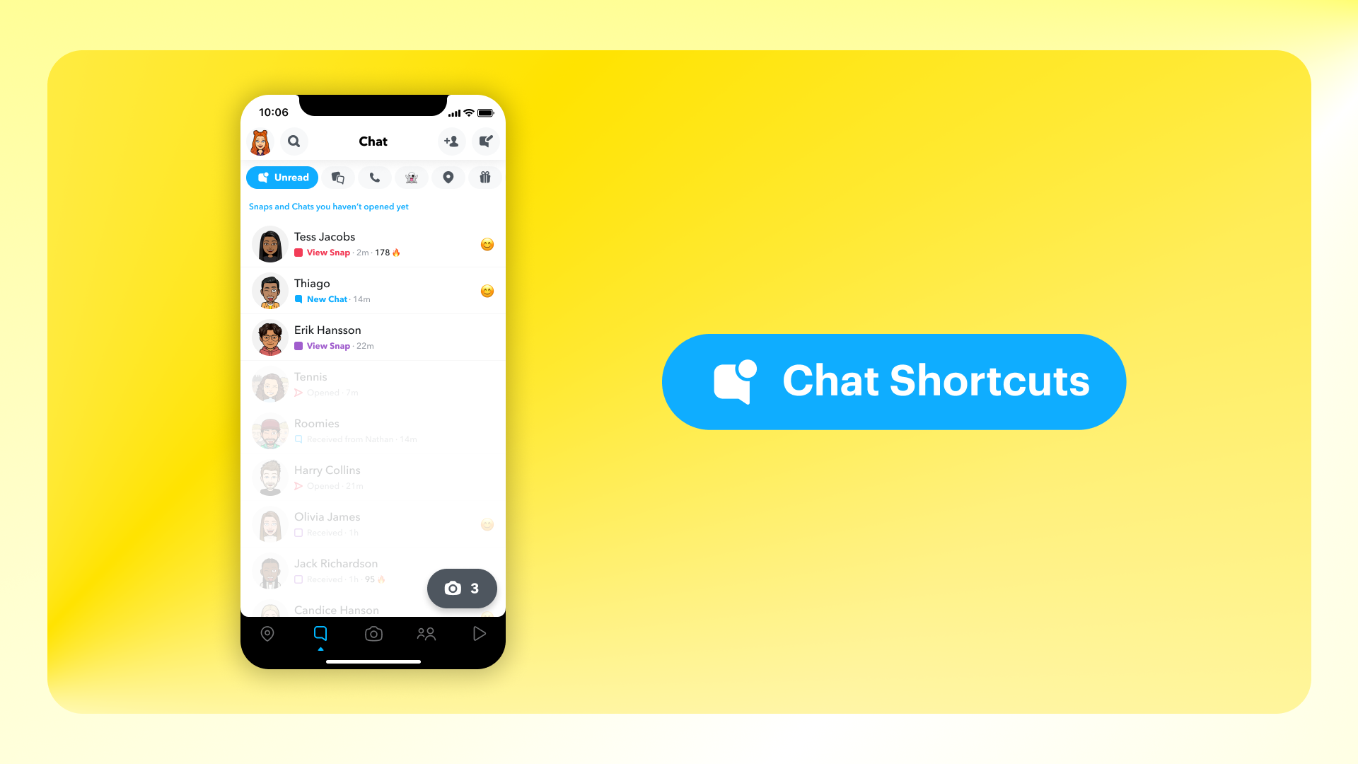 Snapchat new fall features