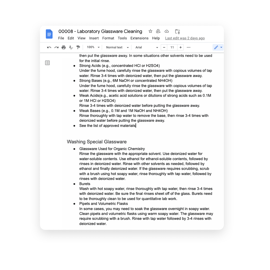 Google AODocs integration