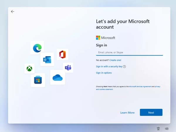 sign in to your Microsoft account