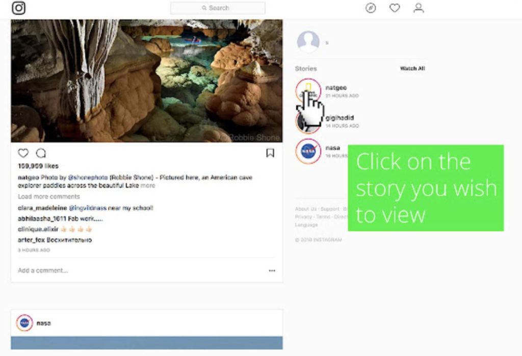 click to Watch Instagram Stories Anonymously