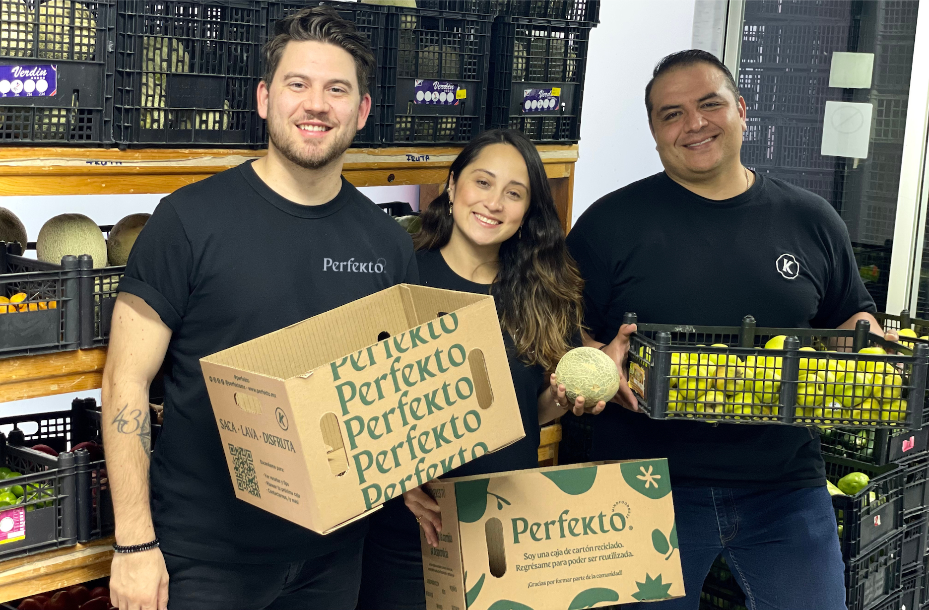 Perfekto grocery delivery imperfect Jan Heinvirta Anahí Sosa Juan Andrade