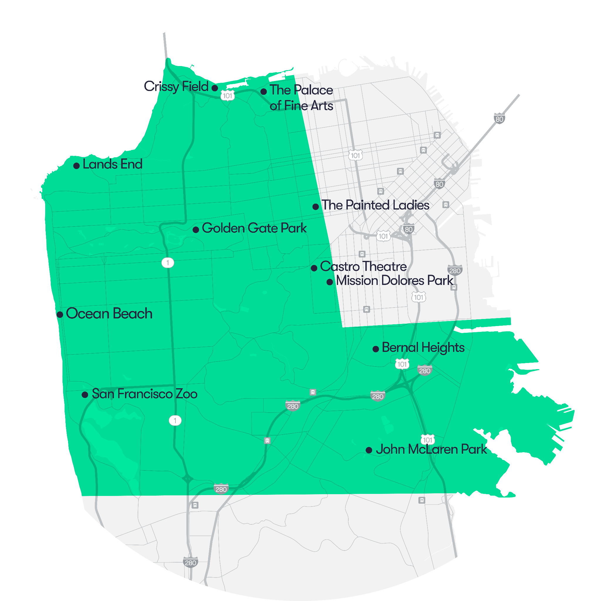 San_Francisco_waymo service area